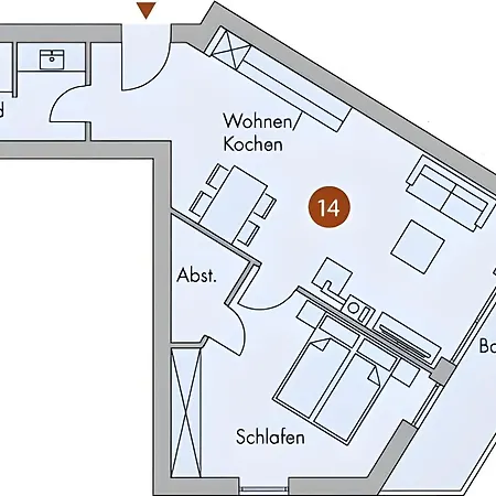 公寓 Strandvogt We 14 *